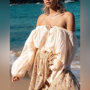 SOLD.  NWOT Spell & the Gypsy Collective Honey Blouse